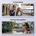 thumbnail image 4 of Gafas inteligentes MNVOEQ con cámara 4K y audio Bluetooth con IA, 4 of 9