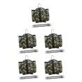 thumbnail image 1 of Justharion Basketball Bag Backpack Waterproof Mesh Pockets Volleyball for Football green 28CM 5Set, 1 of 6