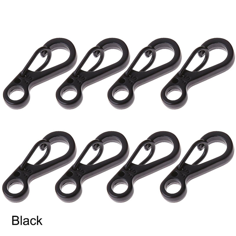Details about   5p Mini Spring Cord Buckle Clasp Buckle Snap Hook Carabiners Mountainers JM SCU 
