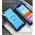 thumbnail image 6 of iPhone XR Case - Heavy Duty Hybrid Rugged Dual Layer Protective Shockproof Kickstand Cover with Ring Holder for Apple iPhone XR 6.1", B, 6 of 7