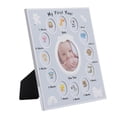 thumbnail image 3 of 1Pc Baby 12 Months Photo Frame My First Year Baby Picture Frame Growth Record Photo Frame Infant Birthday Display Rack (White), 3 of 10