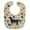 Labrador Retriever, variant on Black Labrador Retriever Pawprints Baby Bib