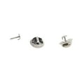 thumbnail image 3 of 50Pcs Hat Pin Back Lapel Butterfly Clasp Fastener, 3 of 8