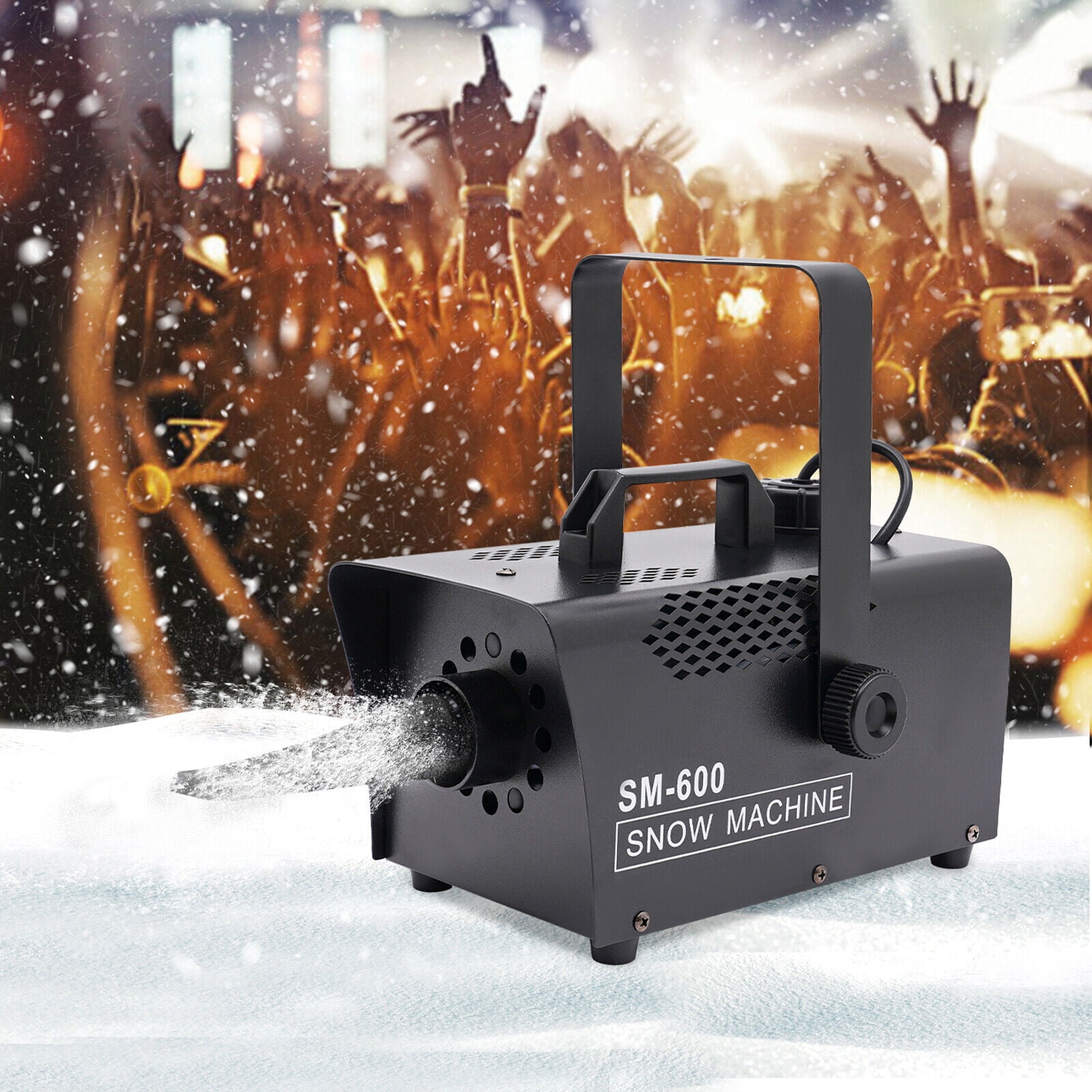 Snow Machine Stage Snowflake Maker for Christmas Party Snow Decor w/Remote 600W