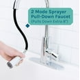 thumbnail image 5 of 19 Gallon Laundry Sink with High Arc Chrome Pull-Down Kitchen Faucet 6503CP, 5 of 9
