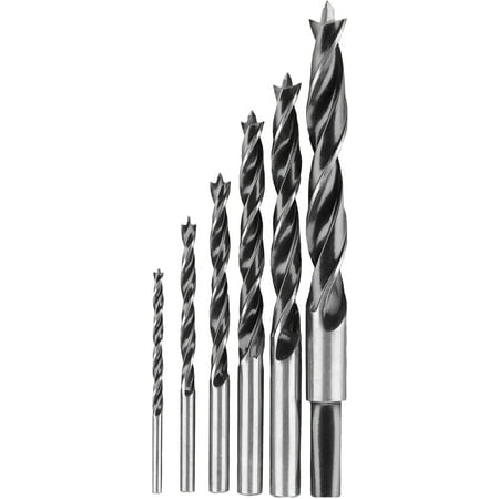 

DEWALT Drill Bit Set Brad Point 6-Piece (DW1720) Black