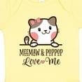 thumbnail image 4 of Inktastic Meemaw and Pop Pop Cat Grandchild Girls Baby Bodysuit, 4 of 5