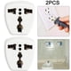 thumbnail image 1 of 2 Uds Universal Reino Unido EE. UU. A UE Europa Adaptador Corriente Convertidor Enchufe Pared, 1 of 6