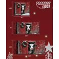 thumbnail image 6 of Garage Door Banner Cover 7 x 8 ft, Christmas Rustic Farmhouse Wreath Cow Red Wood Grain Design Christmas Garage Door Decorations Holiday Christmas Backdrop Decor for Winter New Year Xmas Party, 6 of 6