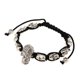 thumbnail image 1 of 3x con Colgante Cabeza de Cráneo / Sunnimix pulsera trenzada hombre, 1 of 8
