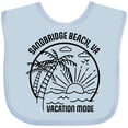 thumbnail image 3 of Inktastic Summer Vacation Mode Sandbridge Beach Virginia Boys or Girls Baby Bib, 3 of 4