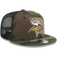 thumbnail image 3 of Youth New Era Camo Minnesota Vikings  Main Trucker 9FIFTY Snapback Hat, 3 of 5