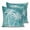 White, Turquoise, Teal, variant on 16x16 Pillow Covers Set of 2, Teal Summer Palm Tree Square Throw Pillow Covers for Couch/Sofa/Living Room, Coastal Beach Tropical Botanical Vintage Decorative Soft Pillowcases for Couch