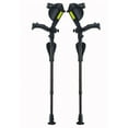 thumbnail image 3 of Ergobaum Junior Ergonomic Forearm Crutches- Juvenile- Black, 3 of 3