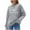 J Gray, variant on Horkkom Cozy Sweaters for Women Soft Comfy Pullover Sweaters Casual Loose Sweaters L