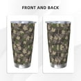 thumbnail image 3 of KLL Camouflage maple Print 40oz Stainless Steel Insulated Car Cup with Spillproof Lid - Keep Your Drink Hot or Cold on the Go-Without Straw, 3 of 8