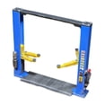thumbnail image 3 of 1:64 Car Gantry Lift Scene Display Miniatura Modelo Coche Juguete Coleccionable Taller Azul, 3 of 9