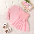 thumbnail image 5 of Toddler Girl Clothes Ruffle Girls Winter Coat Kids Tops Flowers Button Warm Outerwear Dress Outfits Summer Clothes for 12-18 Months, 5 of 8