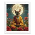 thumbnail image 5 of Paint By Numbers Kit for Adults Beginner - Cat Meditation Moonlit Roses DIY Canvas Painting Kits for Adults, Frameless Paint By Number for Adults for Home Wall Decor 16x20 Inch, 5 of 7