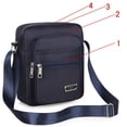 thumbnail image 5 of JoveMarine Daily Use Waterproof Shoulder Bag with Four-Layer Zipper Business Style Messenger Bag for Women and Men Versatile Crossbody Bag for Work and Casual Outings Blue, 5 of 5