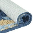 thumbnail image 3 of REGALWOVEN Alfombra de baño floral lavable para baño azul 16" x 24", 3 of 6