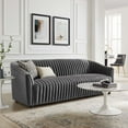 thumbnail image 3 of Modway Announce Performance Velvet Channel Tufted Sofa, Multiple Colors, 3 of 3
