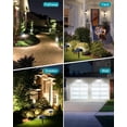 thumbnail image 7 of Solar Lights Outdoor, 8 pack, 102 LEDs, 4 Modes, IP65 Waterproof, Adjustable Solar Spotlight & Panel, Flood Lights for Yard, Garden - Cool White, 7 of 7