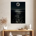 thumbnail image 2 of Elephant Stock Sea At Night Wall Art - Vertical Canvas Wall Art - Living Room Wall Decor - Beach Canvas - Black And Beige Decor - 26" x 39", 2 of 8