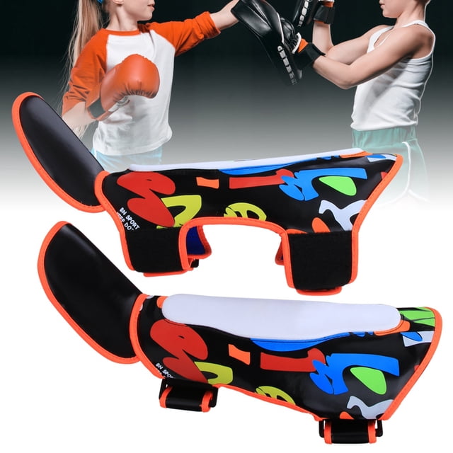 Espinilleras para Niños Muay Thai MMA Kickboxing, Espinilleras, Espinilleras, Protectores para Piernas y Pies, Equipo de Protección para Niños