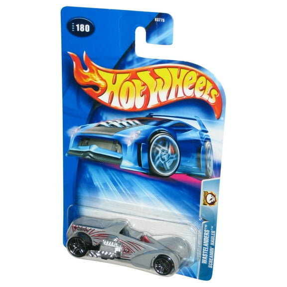 Hot Wheels Wastelanders (2004) Gray Screamin' Hauler Toy Car #180