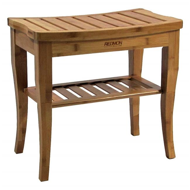 Redmon Bamboo Shower Seat, Bamboo