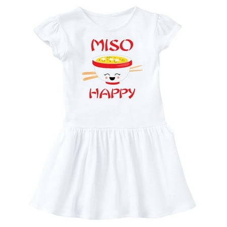 

Inktastic Kawaii Miso Happy Gift Baby Girl Dress