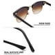 thumbnail image 4 of Gafas de Sol Pro Acme Cuadradas Semi-Aro con Lentes de Vidrio 100%, 4 of 5