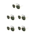 thumbnail image 3 of Sonducket Gafas de sol polarizadas con montura ligera para hombres y mujeres Materiales de protección UV de moda verde negruzco dorado Type2 NO2, 3 of 6
