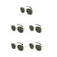 thumbnail image 3 of Sonducket Gafas de sol polarizadas con montura ligera para hombres y mujeres Materiales de protección UV de moda verde negruzco dorado Type2 NO2, 3 of 6