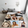 thumbnail image 5 of Jennifer Actress Aniston Printed Blanket Throw Lightweight Super Soft Micro Fleece Throw Blankets, 5 of 5