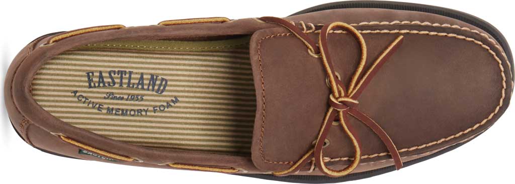 Men's Eastland Yarmouth Bomber Brown Leather 8 D - image 5 of 7