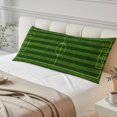 thumbnail image 4 of Green Football Field Body Pillow Cover 20 x 60 Inch Decorative Pillow Cover Modern Balls Sport Games Match Lumbar Pillowcase Seasonal Rectangle Cushion Case for Couch Sofa Bed Living Room, 4 of 9