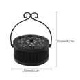 thumbnail image 3 of Irfora Soporte de bobina para mosquitos, caja de incienso repelente de mosquitos, incensario doméstico, quemador de incienso, quemador de incienso para mosquitos con tapa Irfora Poseedor, 3 of 7