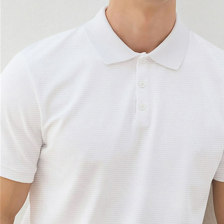 adviicd Polo T Shirts for Men Men's Solid Mesh Short Sleeve