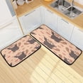 thumbnail image 7 of Coolnut 2 Pieces Red Panda Pattern Kitchen Rugs and Mats Set Absorbent Soft Kitchen Mats for Floor Non-Slip Kitchen Mat Doormat Set, 19.7"x47.2"+19.7"x27.6" Home Decor Gifts, 7 of 7