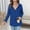 Blue, variant on Long Sleeve Lightweight Summer Cardigan Casual Sweaters Gray Fall Winter Hooded Zip Up Jackets