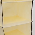 thumbnail image 5 of Bolsa de almacenamiento colgante para armario, 6 rejillas, color beige, 5 of 5