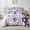 Purple, variant on Flymme Queen Size Comforter Sets with Sheets,7 Pieces Queen Bed in a Bag Purple Floral Bedding Set for Women Bedroom Decor