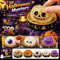 thumbnail image 4 of Halloween Spooky Ghost Dumpling, Dumplings Squish with Steamer Stress Balls Stress Relief Fidget Sensory for Holiday & Birthday Gifts, 4 of 9