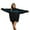 Black, variant on I Love You This Much Hoodies Valentines Day Couple's Sweatshirts Trendy Oversized Long Sleeve Casual Pullover Tops