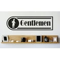 thumbnail image 1 of Living Room Art Gentleman Image Sign Quote 16x40 Inches, 1 of 1