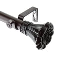 thumbnail image 3 of Home Decorative Blossom Curtain Rod 160-240" - Black, 3 of 4