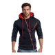 thumbnail image 1 of Sudadera Con Capucha Y Cremallera Inclinada Para Hombre, 1 of 5