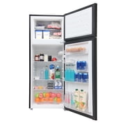 Frigidaire 7.5 Cu. ft Top Freezer Refrigerator, Compact Fridge for Apartment, Kitchen, Office, Garage, Black